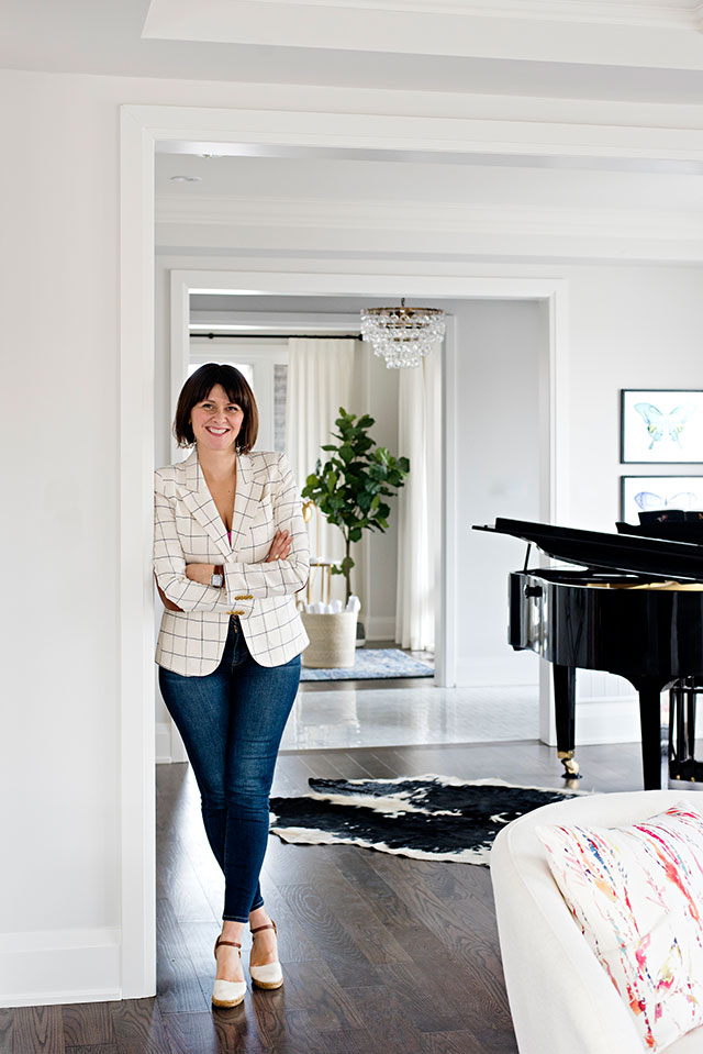 Dark Hardwood Floors | Rebecca Hay Designs